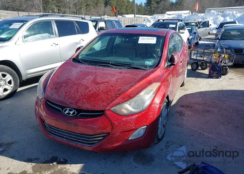 2011 Hyundai Elantra Limited (Ulsan Plant) z USA, uszkodzony, nr VIN KMHDH4AE8BU161005